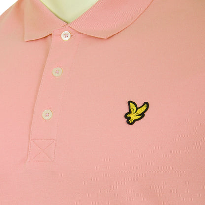 Lyle & Scott Plus Size Sp400 Plain Polo Palm Pink