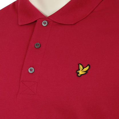 Lyle & Scott Plus Size Sp400 Plain Polo Rich Burgundy