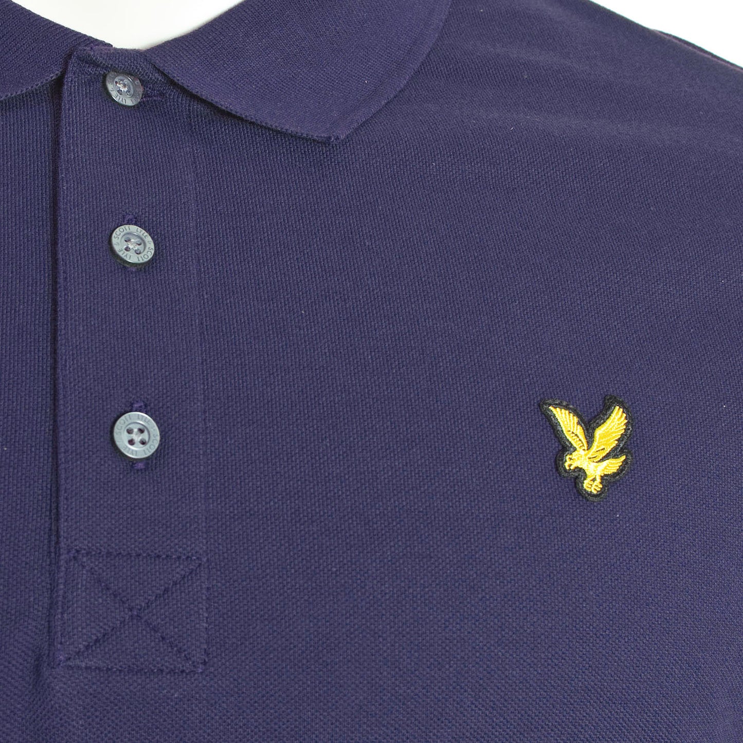 Lyle & Scott Plus Size Polo Shirt Deep Indigo