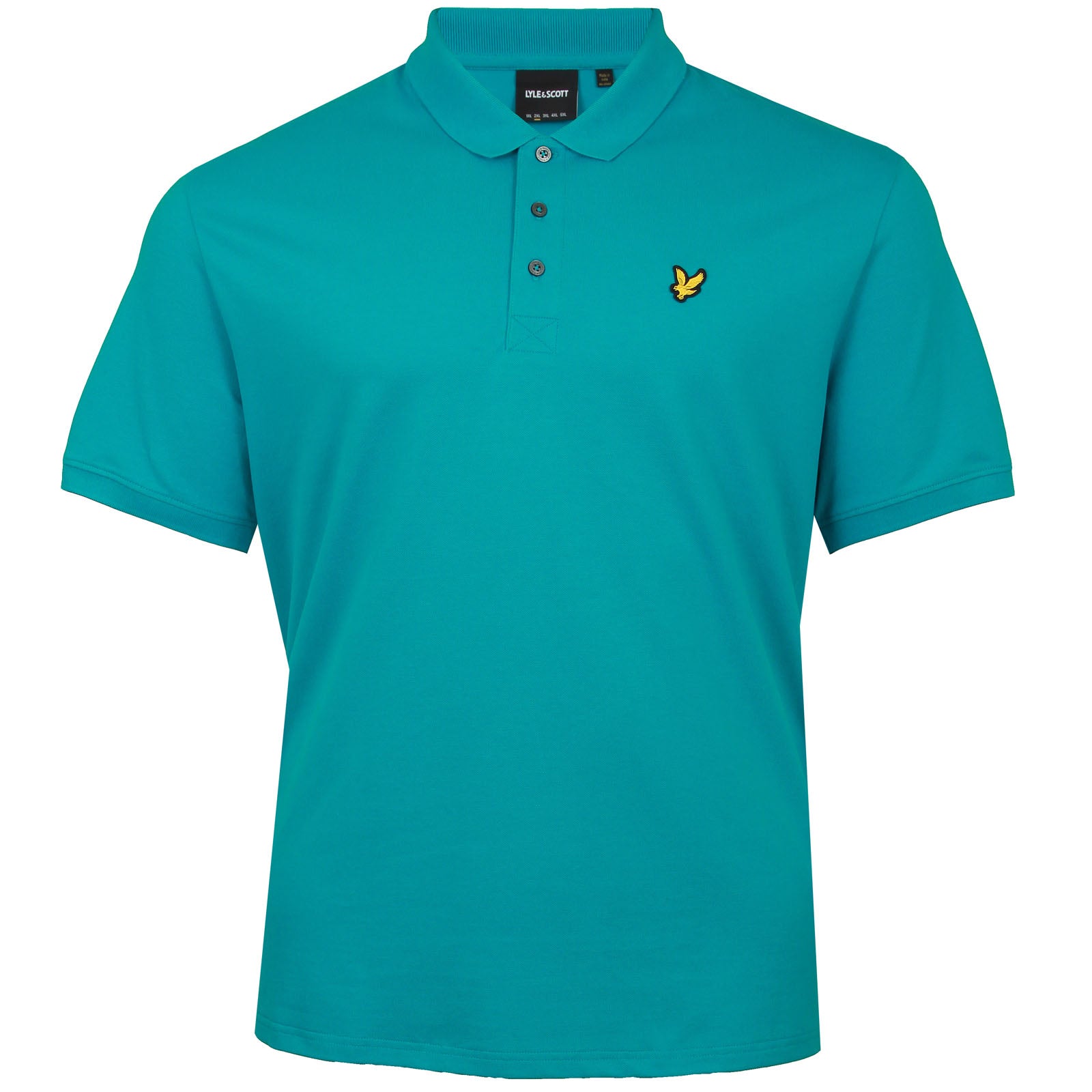 Lyle Scott Lyle Scott Plus Size Sp400 Plain Polo Leisure Blue Bigboys