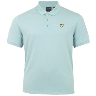 Lyle & Scott Plus Size Polo Shirt Blue Smoke