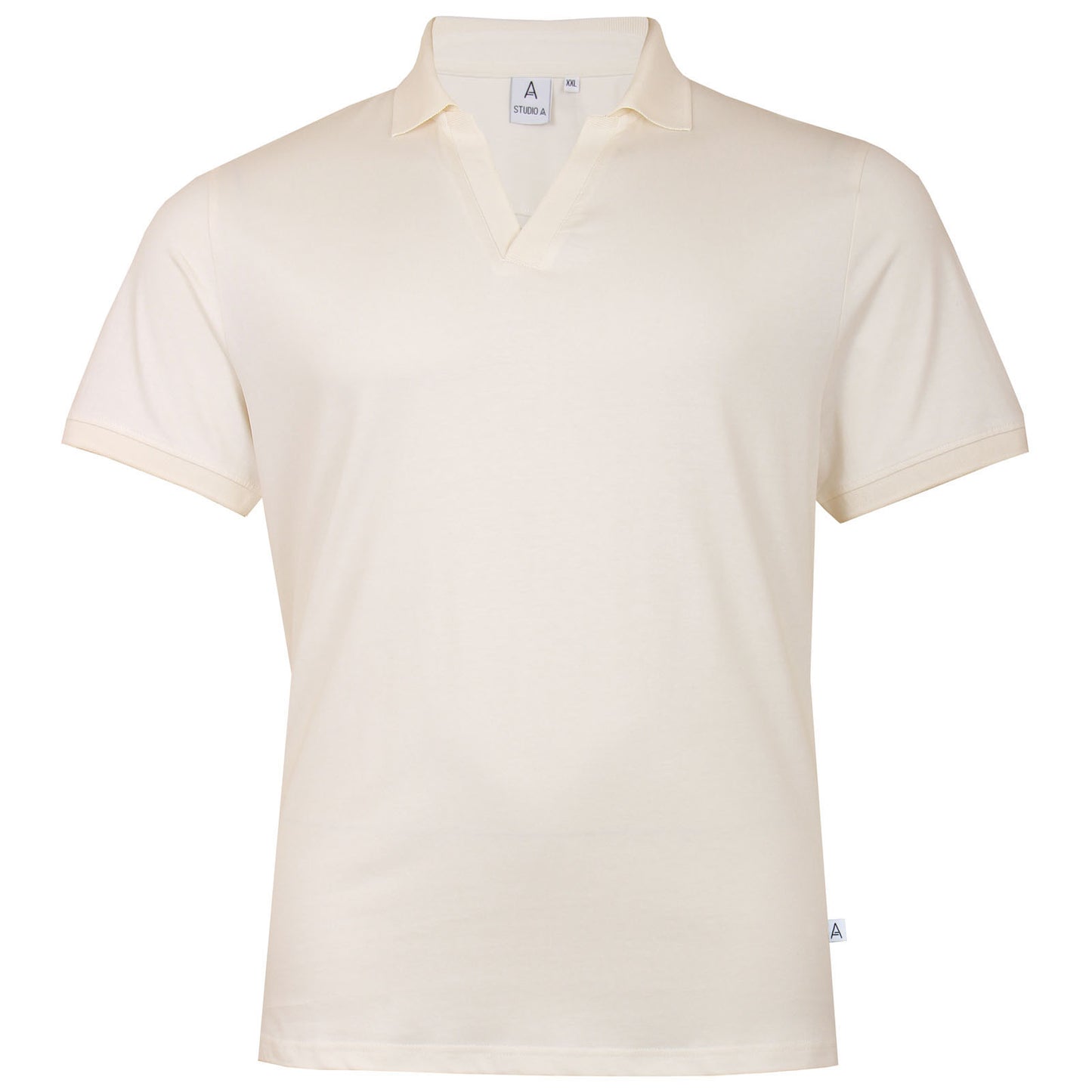 Sm4280 Carl V-Neck Polo Off White