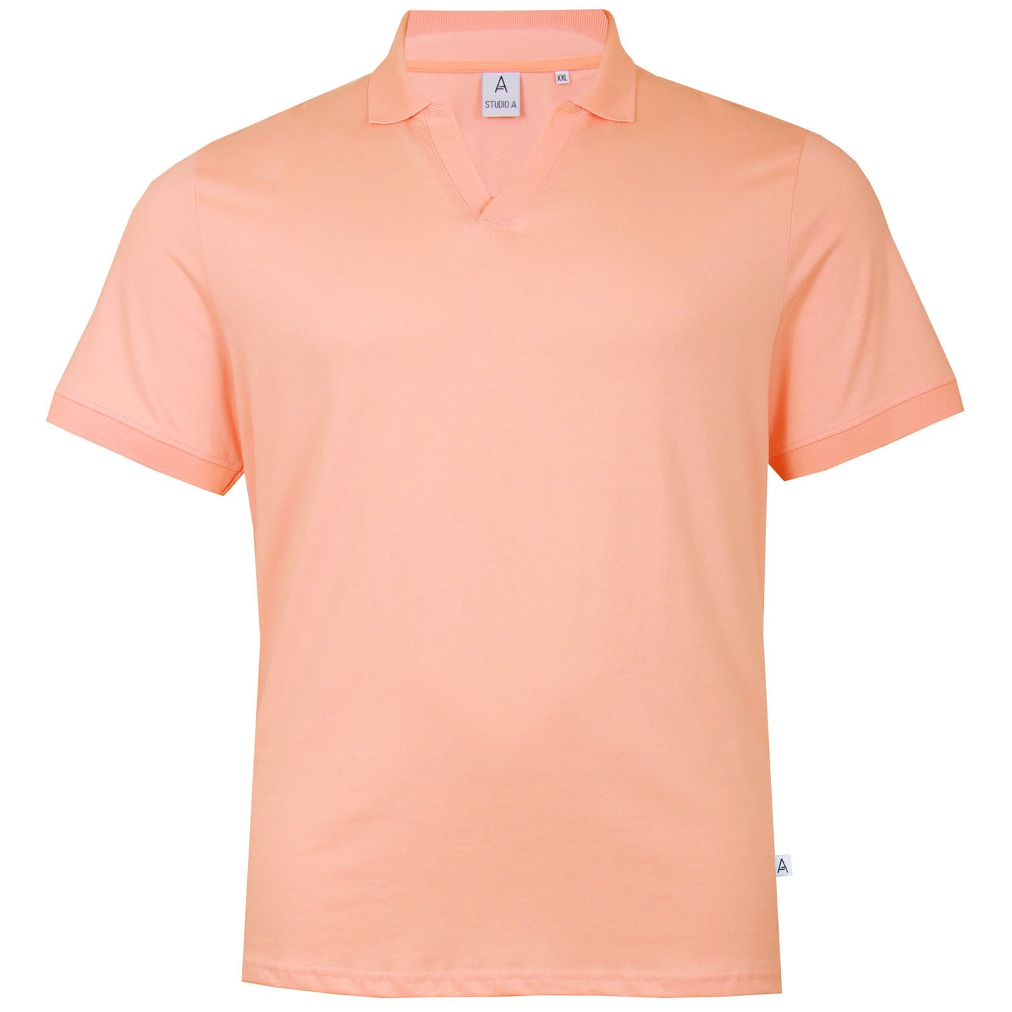 Sm4282 Sean V-Neck Polo Peach