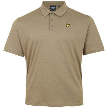 Lyle & Scott Plus Size Donegal Polo Shirt Linden Khaki