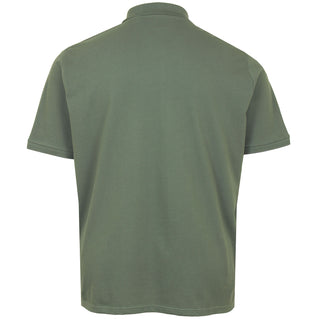 Lyle & Scott Plus Size Sp1910 Textured Tipped Polo Wilton Green