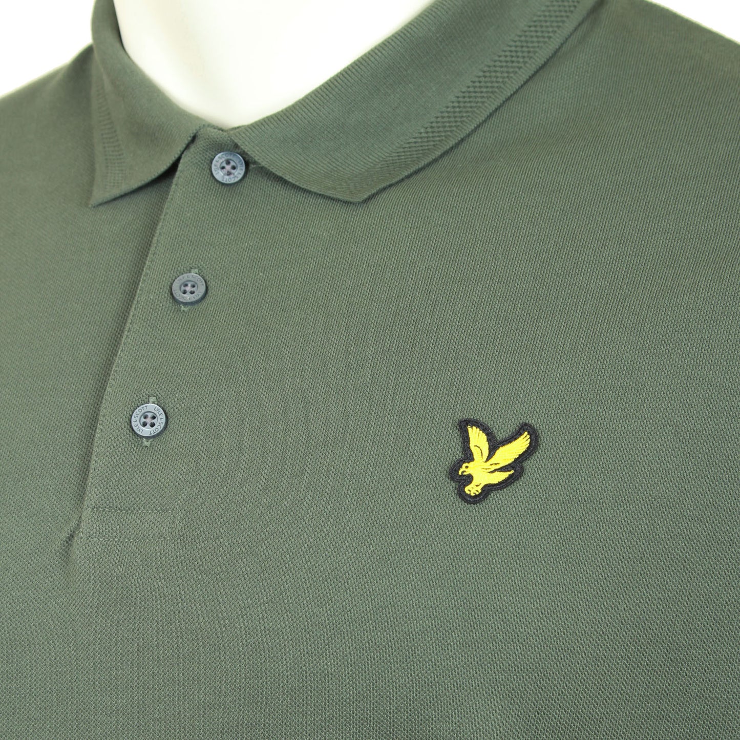 Plus Size Sp1910 Textured Tipped Polo Wilton Green