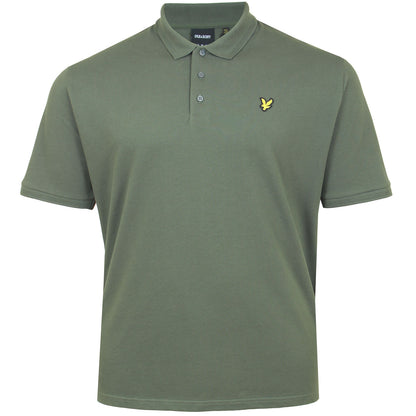 Plus Size Sp1910 Textured Tipped Polo Wilton Green