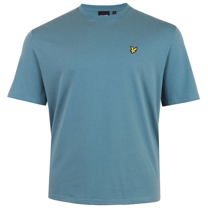 Lyle & Scott Plus Size Ts400 Plain T-Shirt Skipton Blue