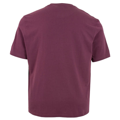 Lyle & Scott Lyle & Scott Plus Size Ts400 Plain T-Shirt Weavers Claret