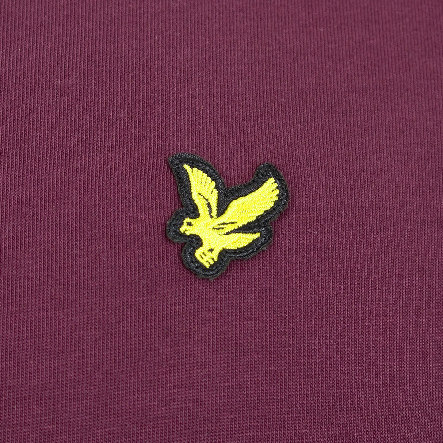 Lyle & Scott Lyle & Scott Plus Size Ts400 Plain T-Shirt Weavers Claret