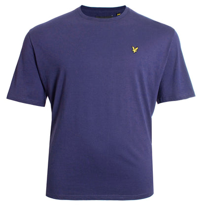 Lyle & Scott Plus Size Plain T-Shirt Deep Indigo