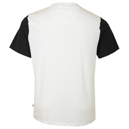 Sm4217 Dwain Cut & Sew T-Shirt Off White