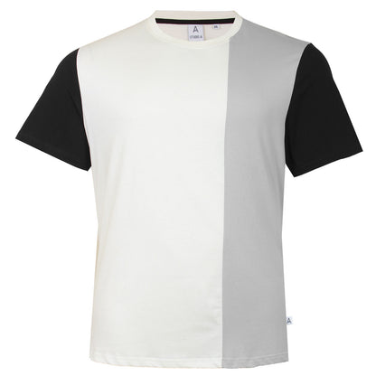 Sm4217 Dwain Cut & Sew T-Shirt Off White