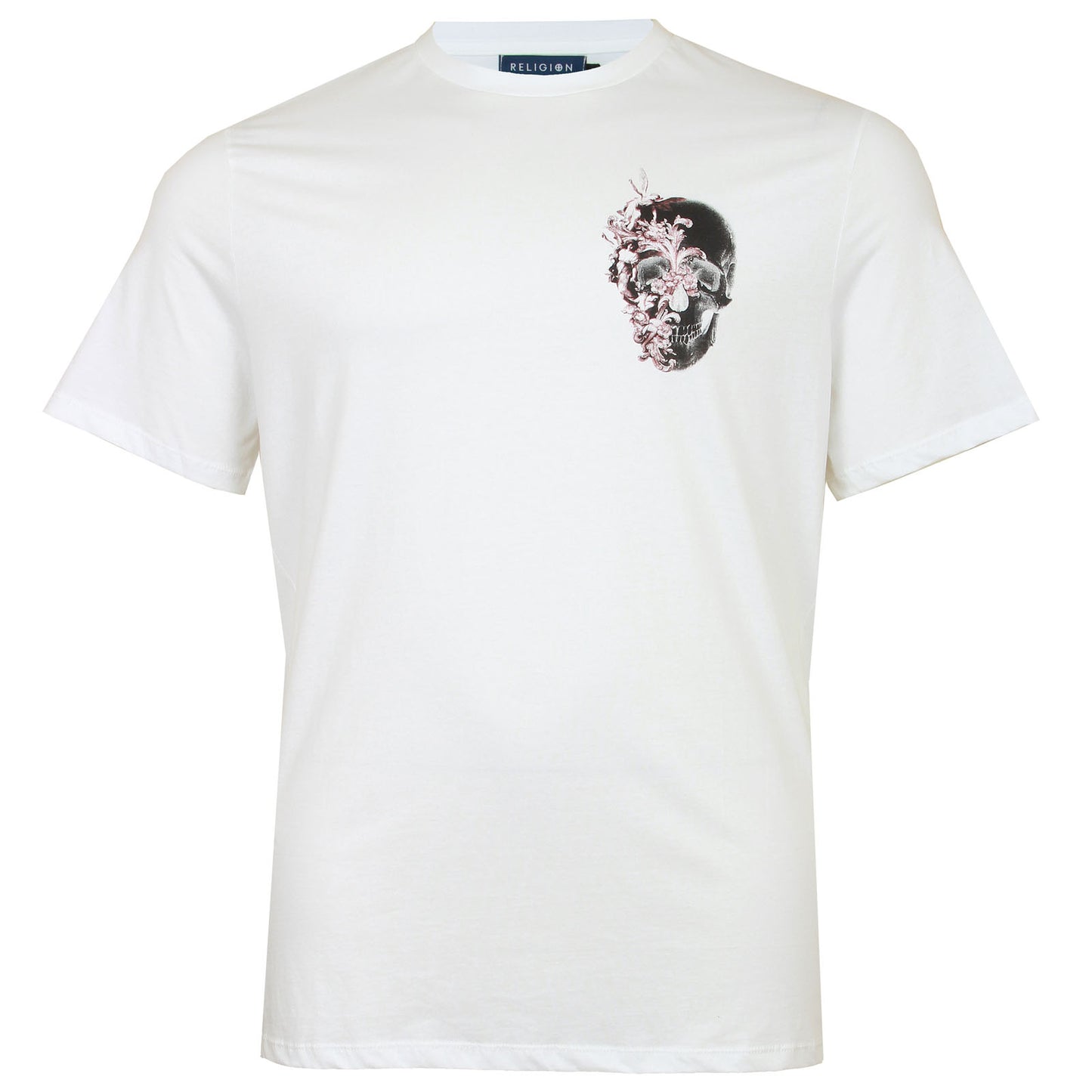 Plus Size Cherubs Skull T-Shirt White