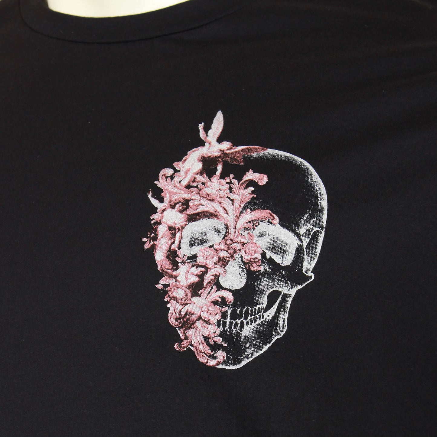 Plus Size Cherubs Skull T-Shirt Black