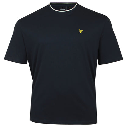 Lyle & Scott Plus Size Ts1433 Tipped T-Shirt Dark Navy