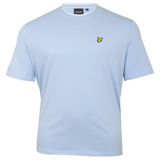 Lyle & Scott Plus Size Ts1433 Tipped T-Shirt Light Blue