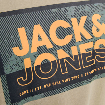 Jack & Jones Plus Size Logan Ss24 T-Shirt Crockery