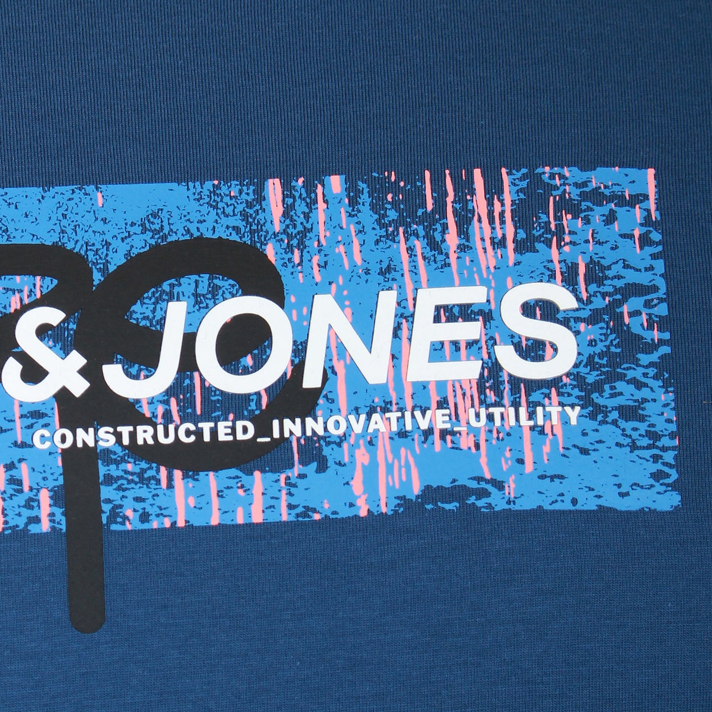 Jack & Jones Plus Size Aop Print T-Shirt Ensign Blue