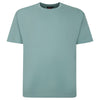 Espionage Plus Size Plain T-Shirt Light Green