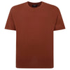 Plus Size T015 Plain Crew T-Shirt Rust