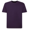 Espionage Plus Size Plain T-Shirt Purple