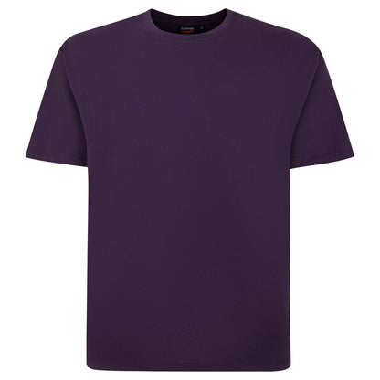 Espionage Plus Size Plain T-Shirt Purple