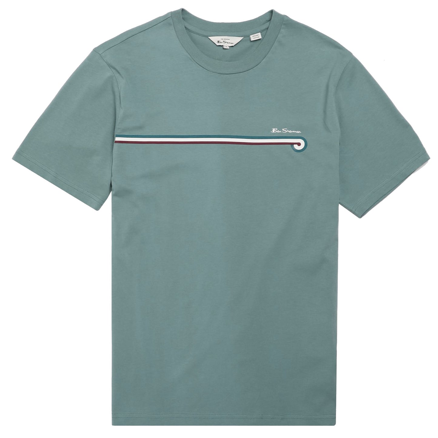 Plus Size 76114 Core Stripe T-Shirt Petrol