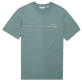 Ben Sherman Plus Size 76114 Core Stripe T-Shirt Petrol