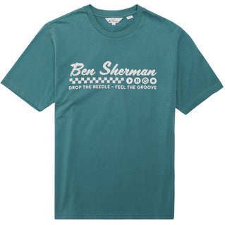 Ben Sherman Plus Size 76117 Feel The Groove T-Shirt Teal