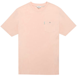 Ben Sherman Plus Size 59326 Signature Pocket T-Shirt Pale Pink