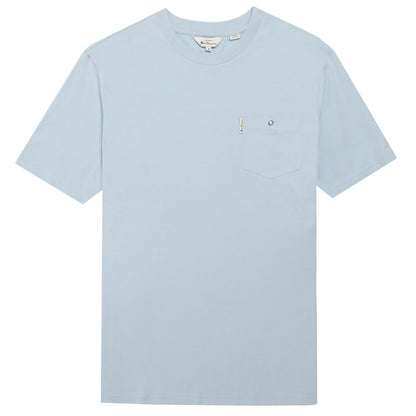 Ben Sherman Plus Size 59326 Signature Pocket T-Shirt Pale Blue