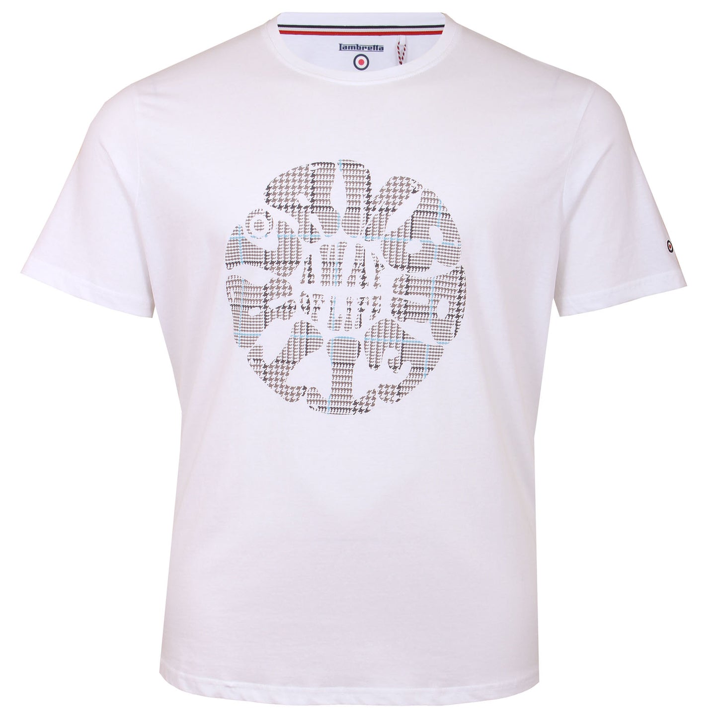 Plus Size Lb1319 Pow Roundel T-Shirt White