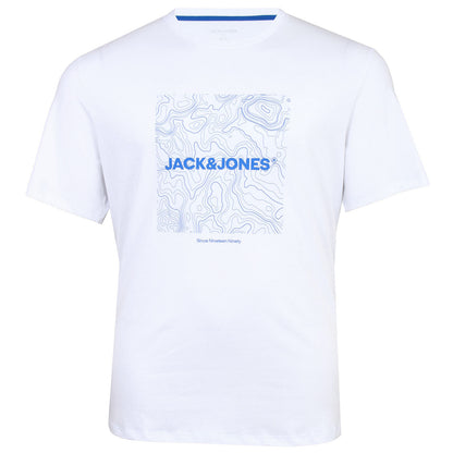 Jack & Jones Plus Size Liner T-Shirt White