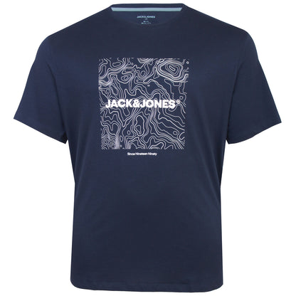 Jack & Jones Plus Size Liner T-Shirt Navy Blazer