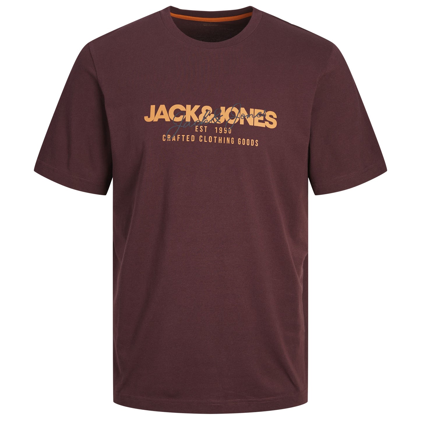 Jack & Jones Plus Size Alvis Graphic T-Shirt Vineyard Wine