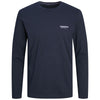 Plus Size Alvis Long Sleeve T-Shirt Navy Blazer