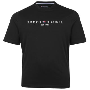 Tommy Hilfiger Plus Size Embroidered Logo T-Shirt Black