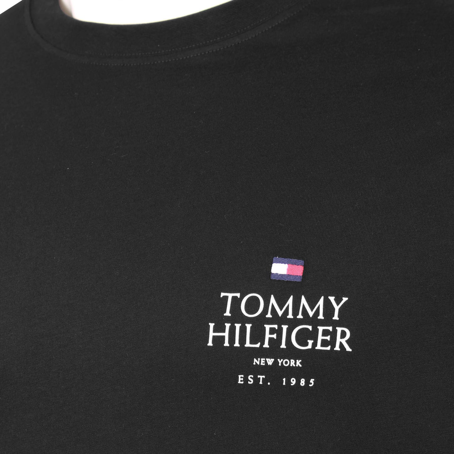 Tommy Hilfiger Plus Size Stack T-Shirt Black