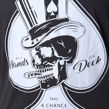 Plus Size Hands On Deck Skull T-Shirt