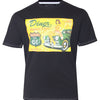 Plus Size Distressed Diners T-Shirt Black