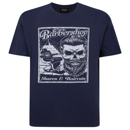 Espionage Plus Size T410 Barber T-Shirt Slate