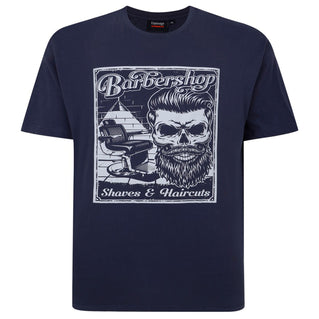 Espionage Plus Size Barber T-Shirt Slate