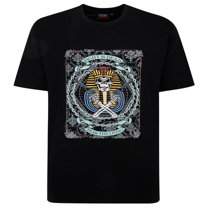 Espionage Plus Size T413 Pharaoh T-Shirt Black