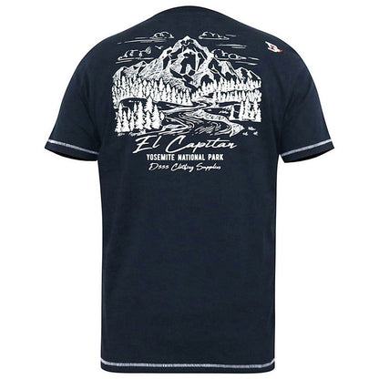 Plus Size Graham Yosemite T-Shirt Navy