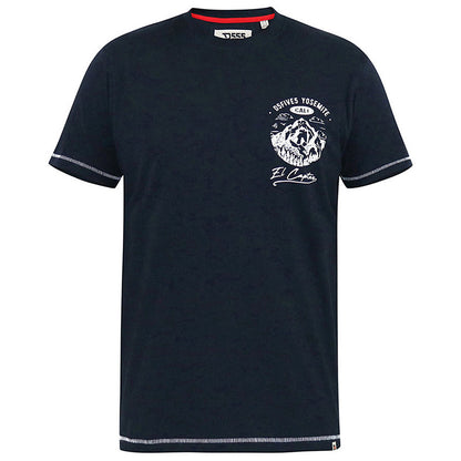 Plus Size Graham Yosemite T-Shirt Navy