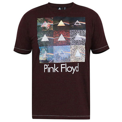 Plus Size Division 'Pink Floyd' T-Shirt Burgundy/Black Twist