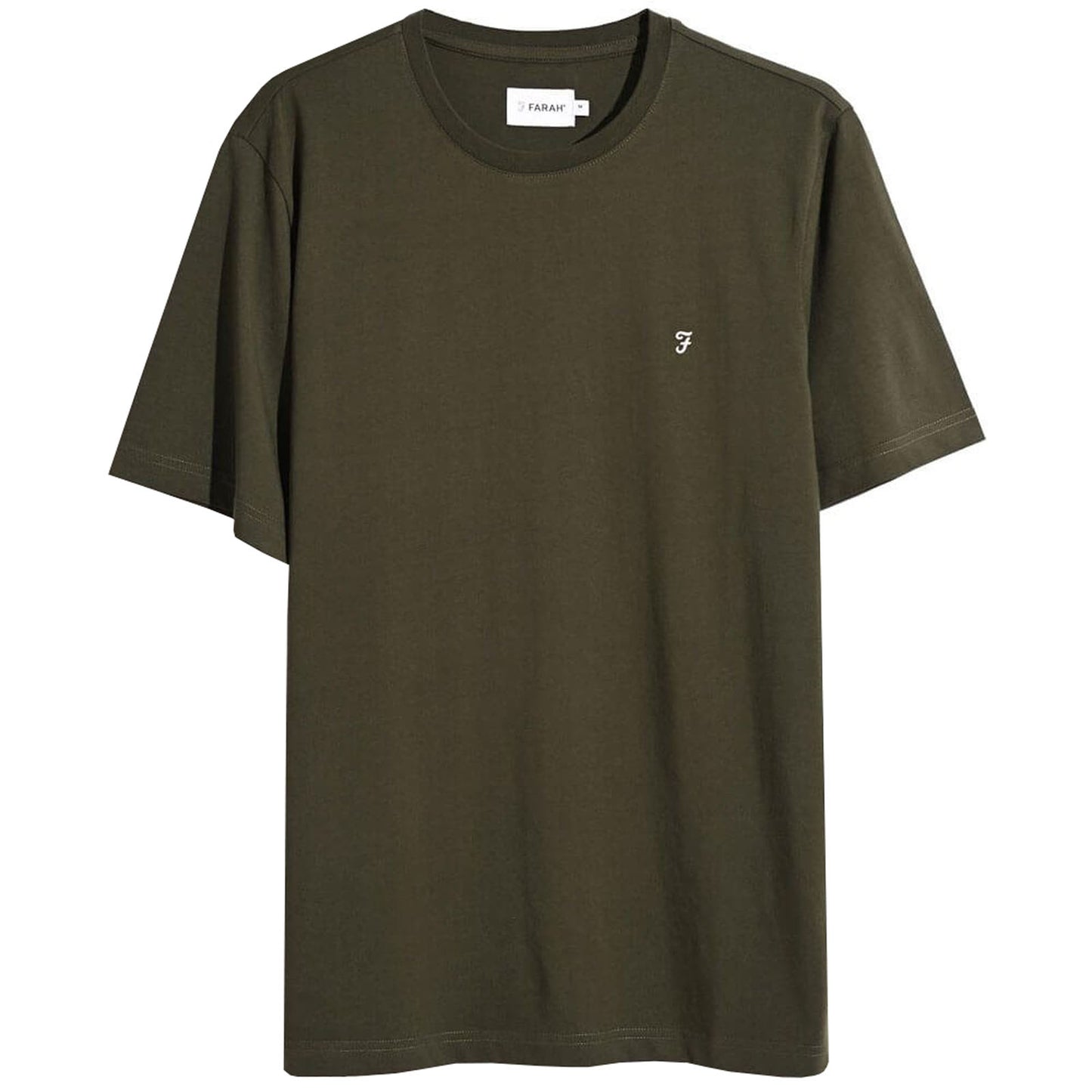 Plus Size Dean Plain T-Shirt Dark Olive