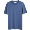 Plus Size Dean Plain T-Shirt Steel Blue