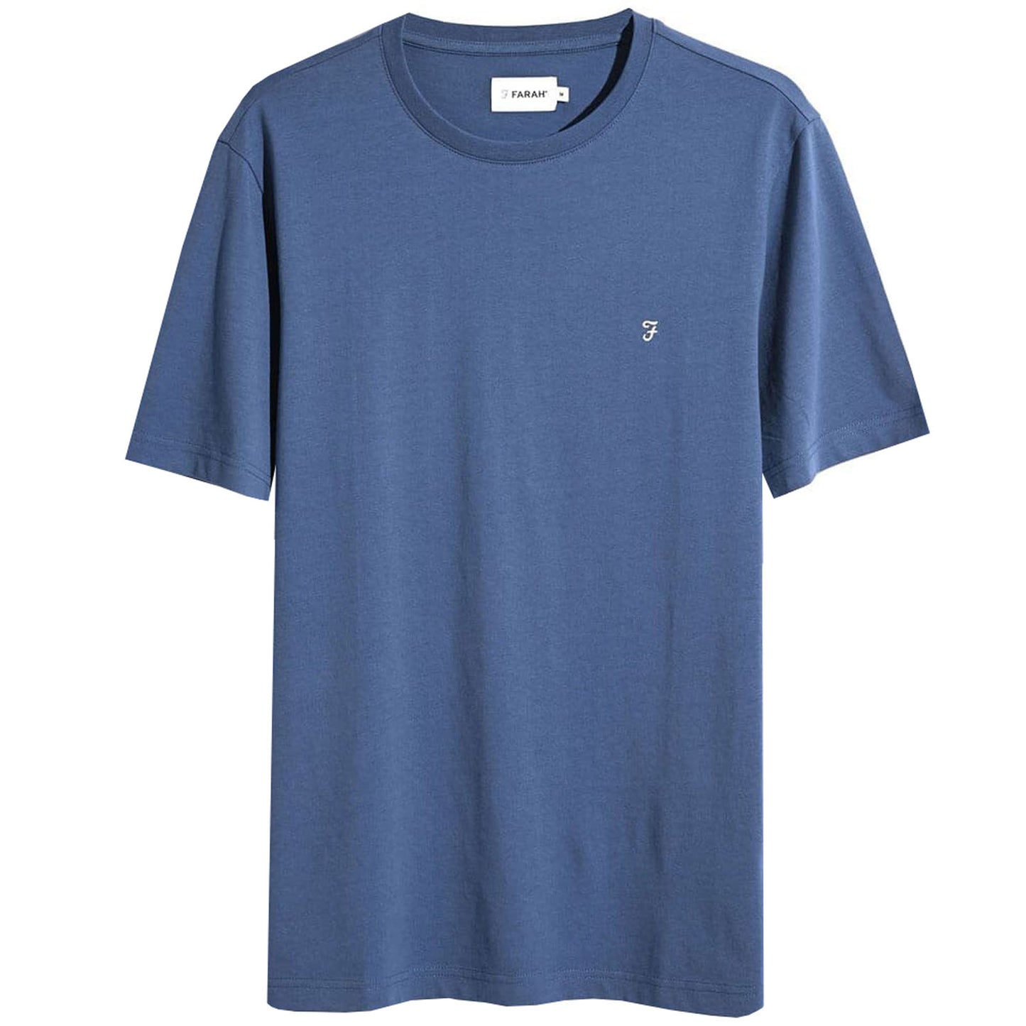 Plus Size Dean Plain T-Shirt Steel Blue